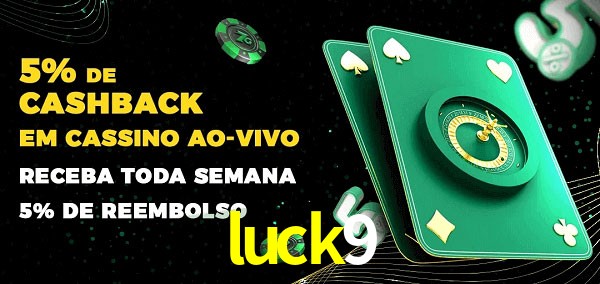 Promoções do cassino ao Vivo luck9